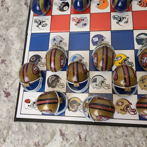Vintage ST. LOUIS RAMS vs 49ers Checkers Game Set Rare! - Picture 12 of 16
